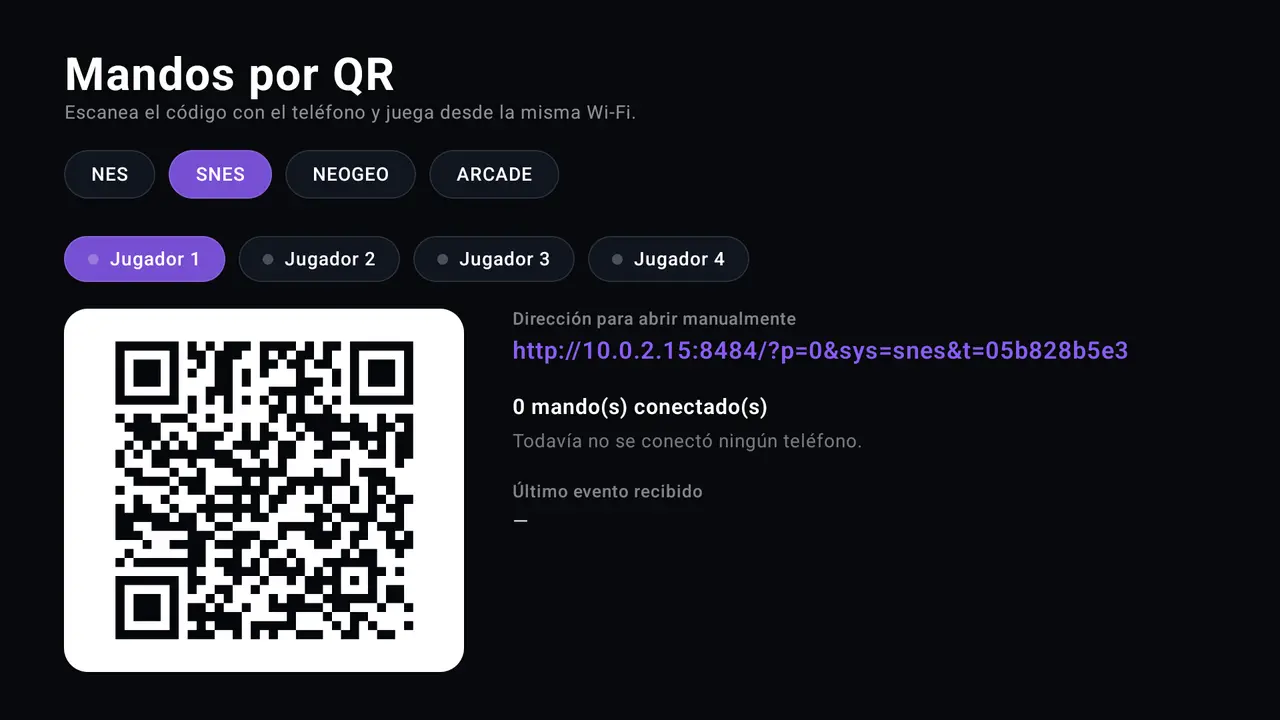 Mandos por QR